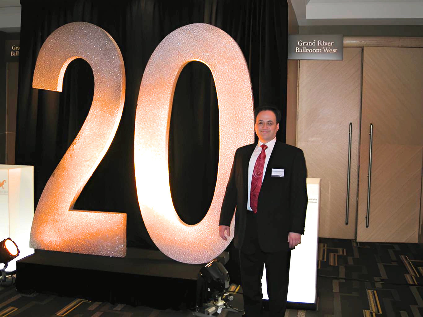 Dr Orestis Valianatos at the 2011 Golden Gecko Awards for Environmental Excellence